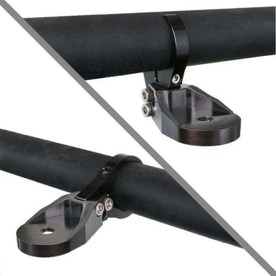 Rugged Radios Antenna Bar Mount Only for Horizontal Bar - ANT-MT-H-BLK
